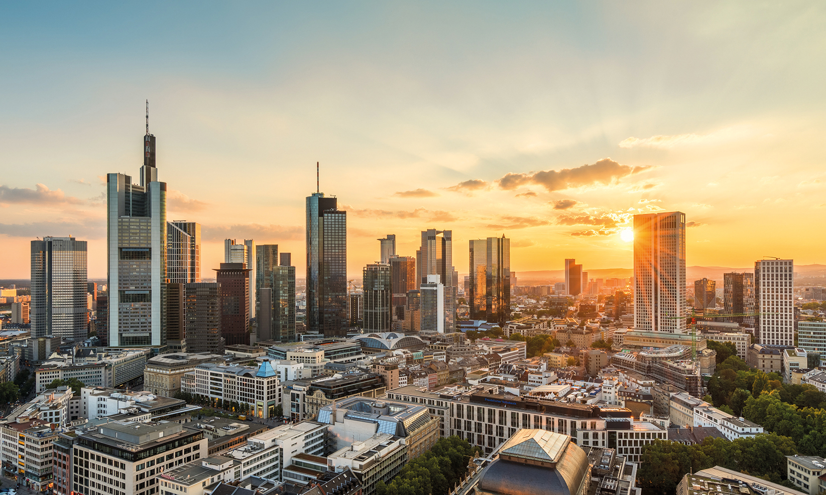 Frankfurt Am Main Late Summer Evening