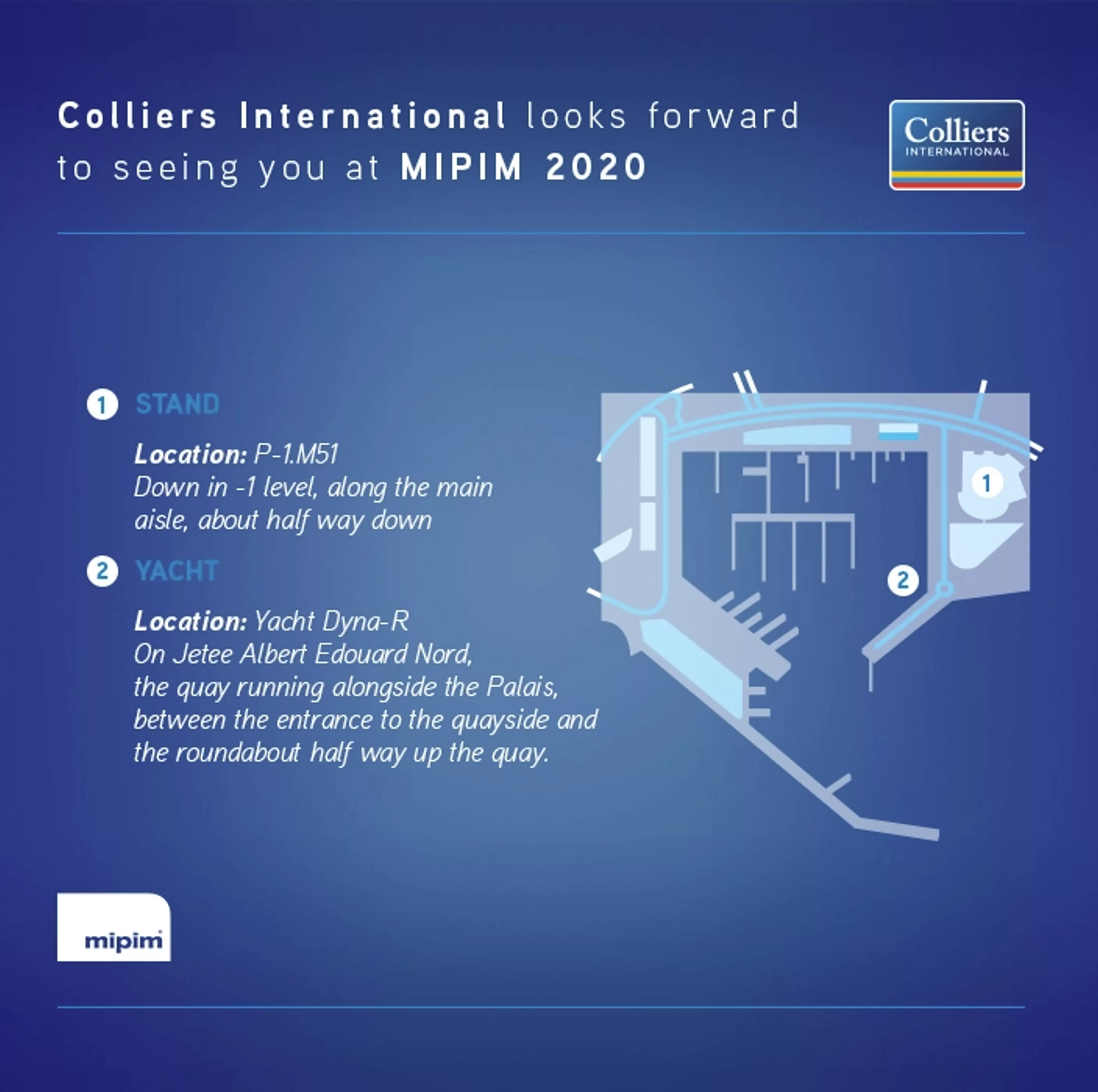 MIPIM 2020 Colliers Location