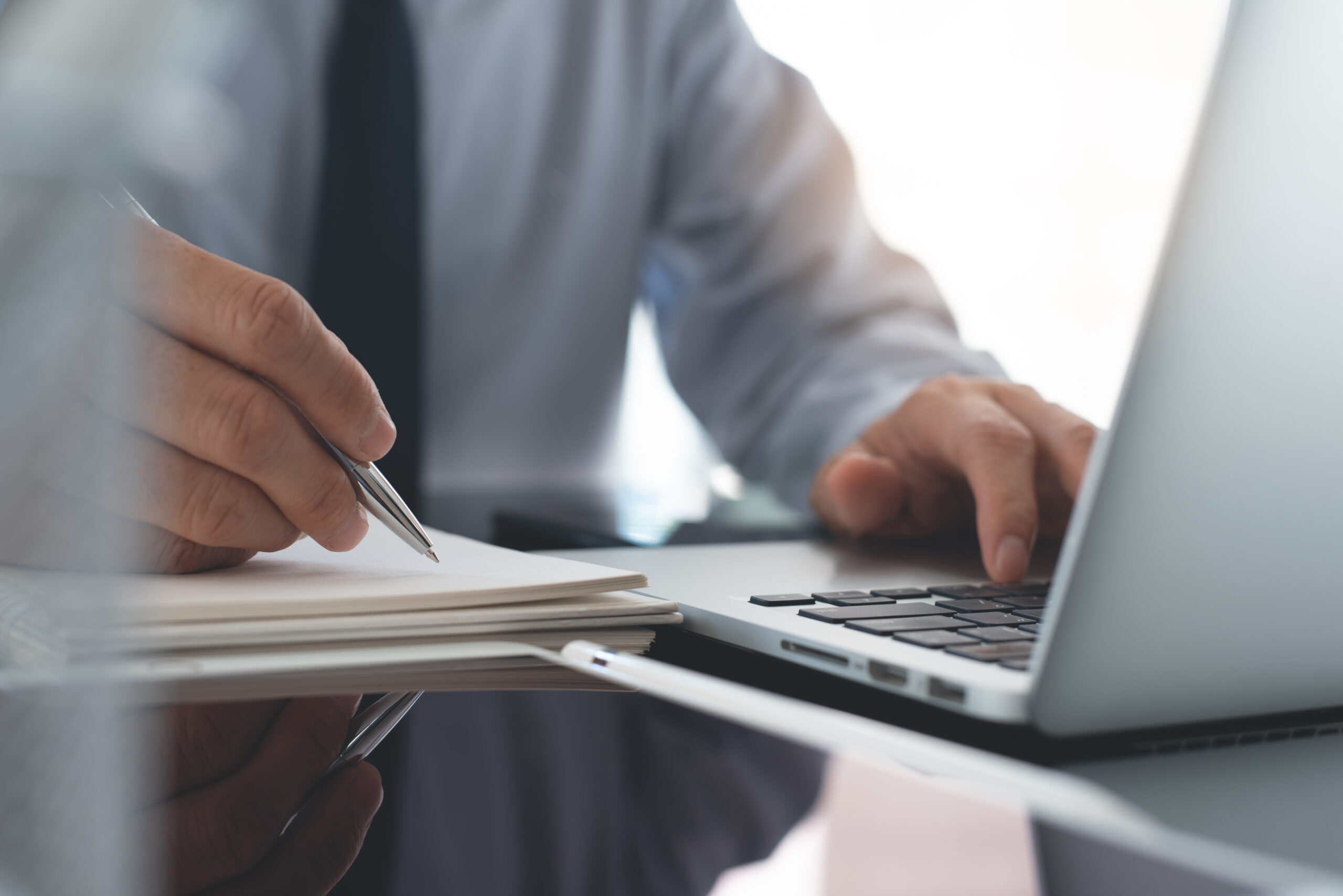 Businessman Working At Office